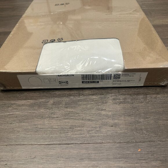 New IKEA BACKSALEN Cover 1.5-seat Armchair Blekinge White Cotton 404.971.35 - Picture 2 of 3